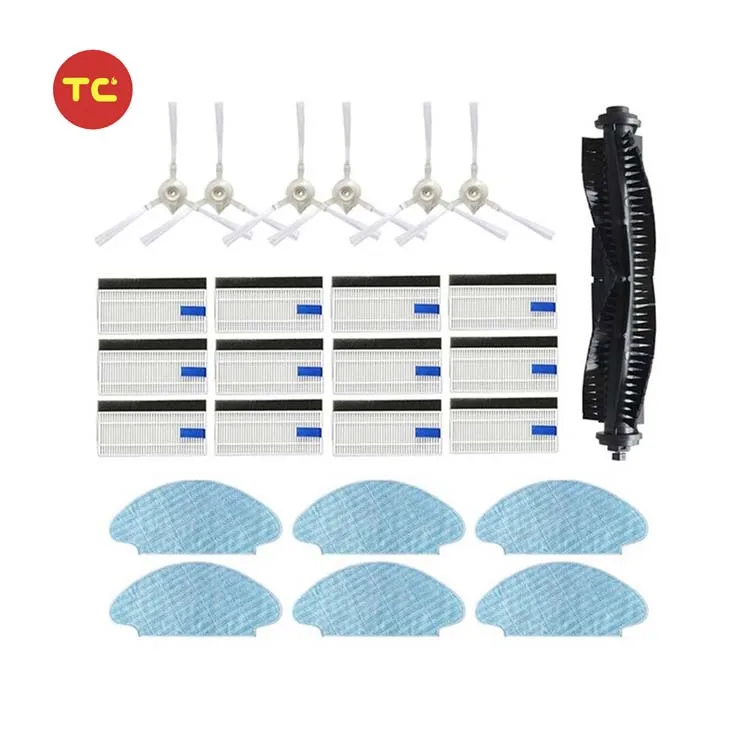 Main Roller Brush Side Brush Filter for Tefals suitable for Rowenta X-plorer Serie 75 RG7687 RR7687WH Vacuum Cleaner Replacement