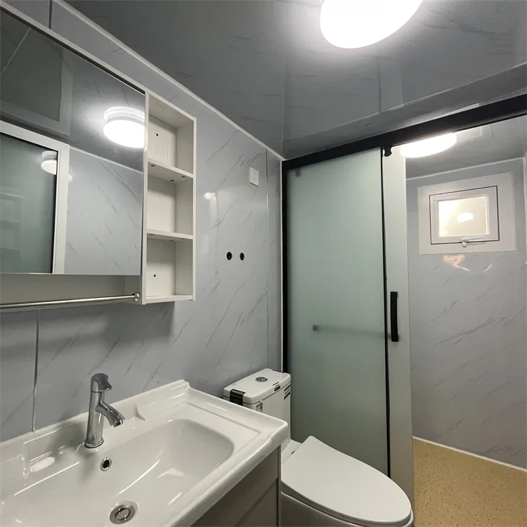 40ft Expandable Container House Ready Made Living Prefabricated Villa With 3 Bedroom Prefab Portable Mobile Tiny Home