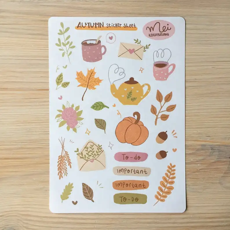 Прозрачные водонепроницаемые наклейки для ежедневника и ежедневника