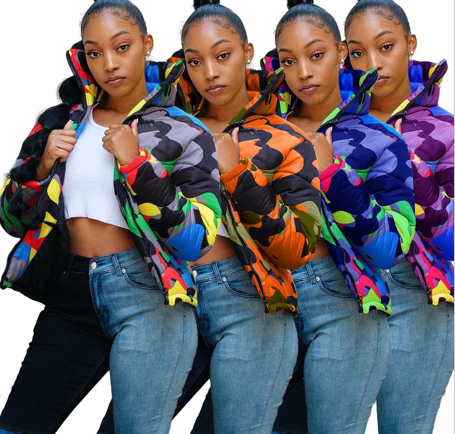 2021 sales unisex winter snow camo bubble puffer pilot jaket and coats jacket for mens  unisex winter snow camo bubble puffer