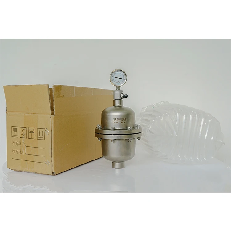 Hephis Stainless Steel Pulsation Damper Airbag Type Pulse Damper For Water Treatment Plants Dosing Pump Fittings