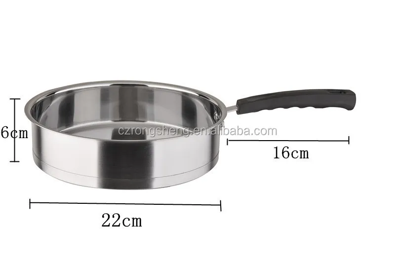 hot sale 4 pieces  stainless steel cookware set soup pot with lid for wholesale