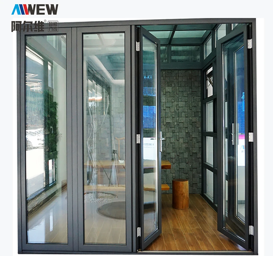 Commercial Building Apartment House Accordion Doors folding Interior Bifold Door