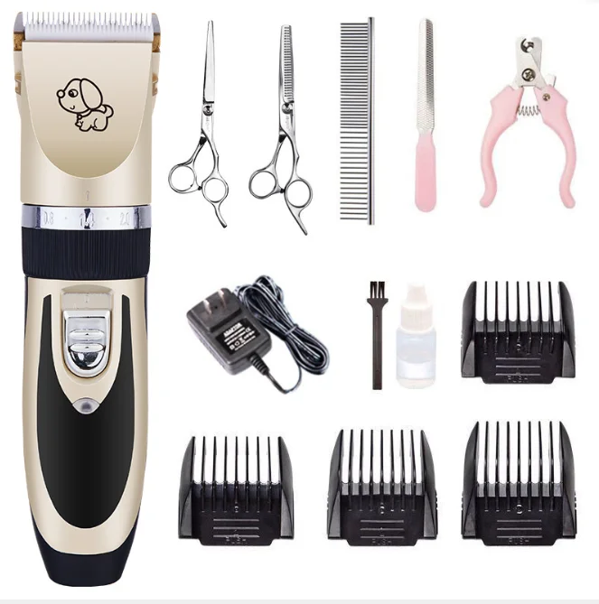 Maquina de cortar cabello Electrical Shearing Cutter Machine USB Charge Pet Haircut Paw Shaver Pet Dog Cat Nail Hair Trimmer