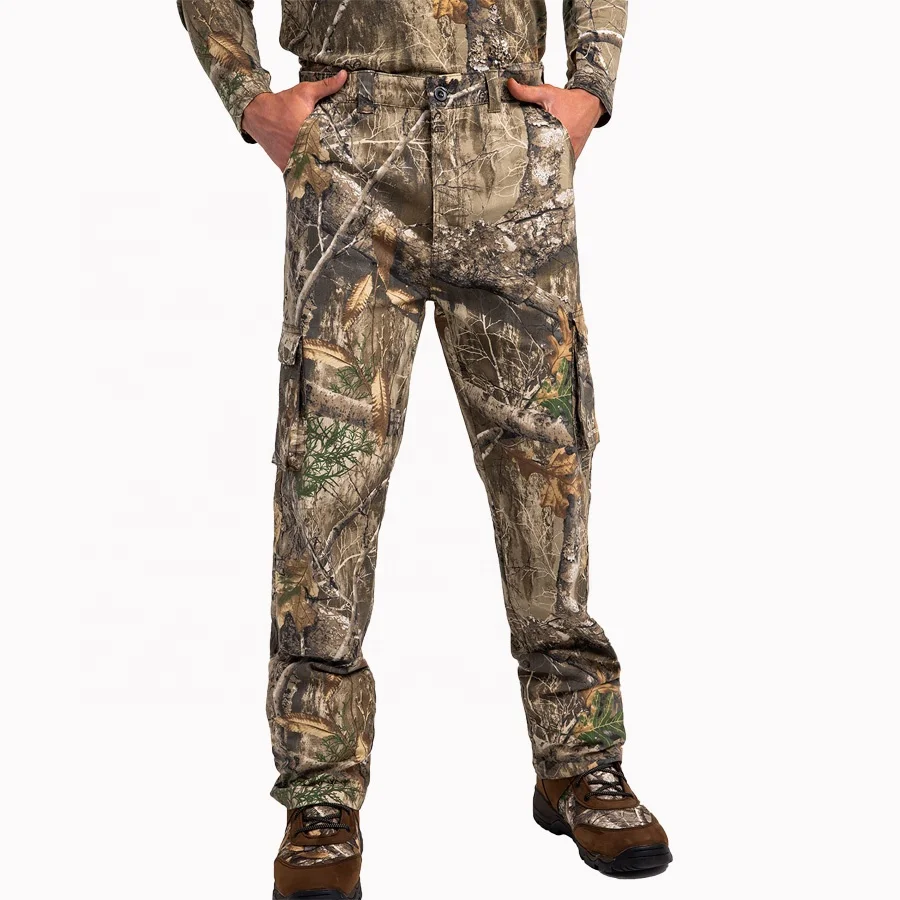 Custom pants men camouflage tactical cargo trousers realtree paintball combat style camo Pants mens