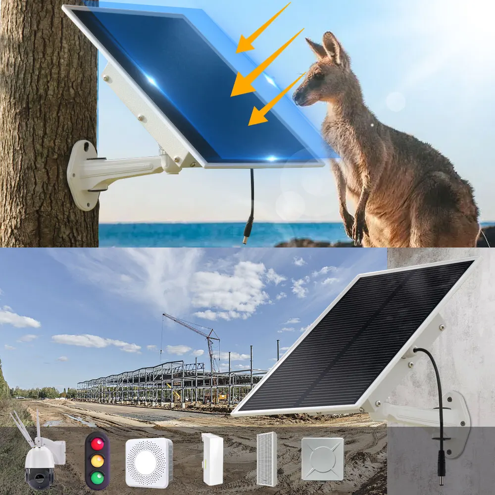 Photovoltaic Patent 20000mAH Universal Compatibility Solar Panel Specially For Trail Camera Hunting Camera 12V Charging