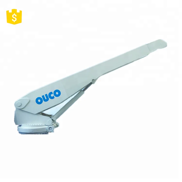 OUCO High Quality 1Ton at 4 Meter Small Lifting Ship Boat Mounted Crane