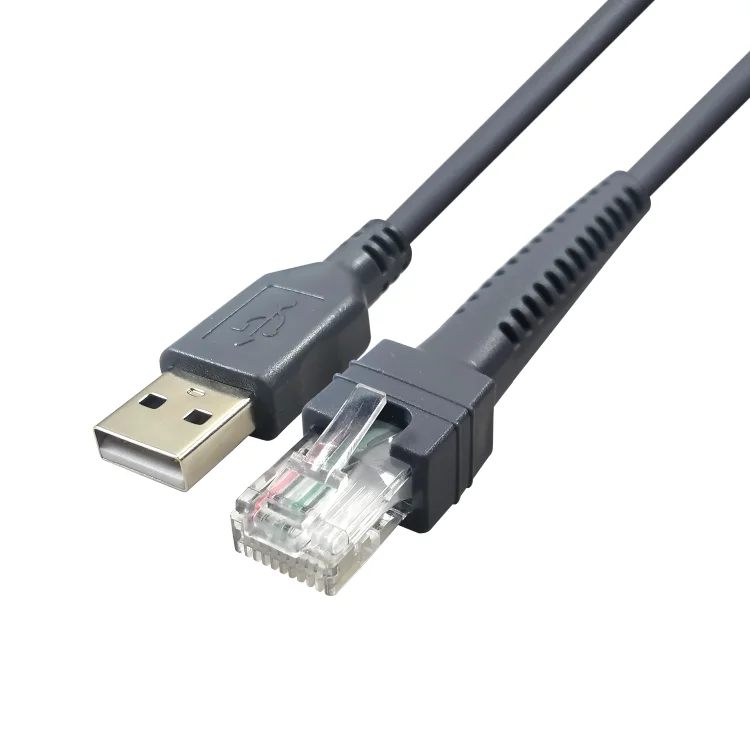 CBA-U01-S07ZAR 2 м USB сканер штрих-кода кабель LS2208 DS2208 LS4208 к Rj45 для Zebra