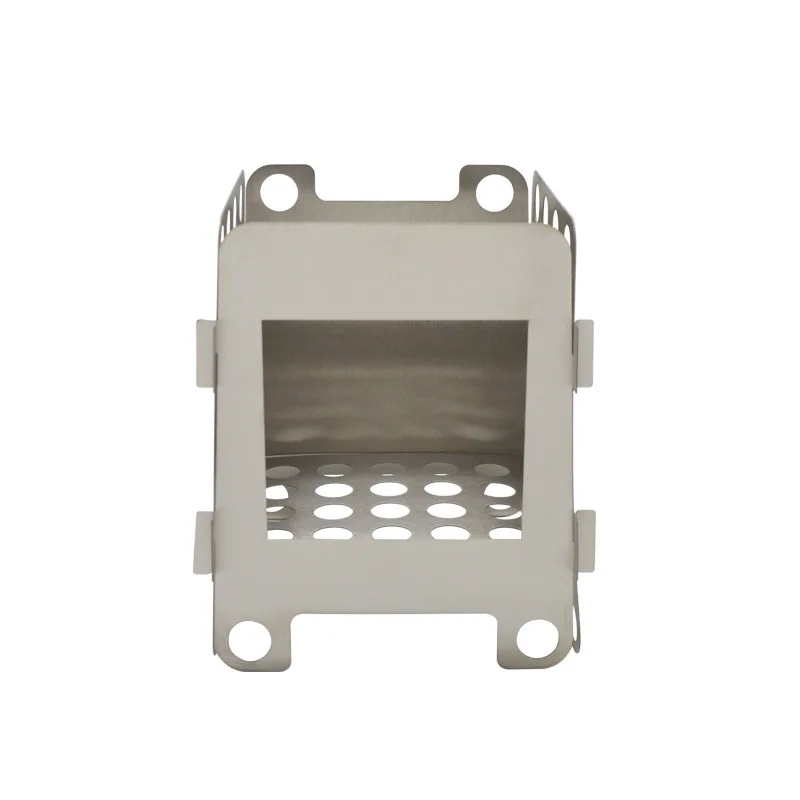 Titanium Folding Wood Burning Stove Alcohol Burner Pocket Stove Portable Lightweight