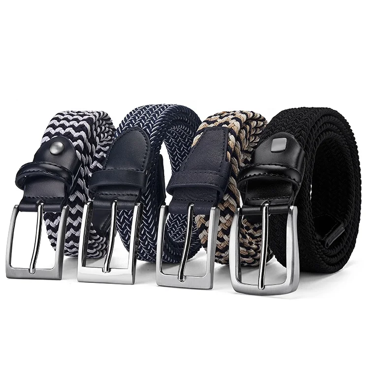 Factory Oem Wholesale Webbing Fabric Stretch Belt Elastic Belts For Men