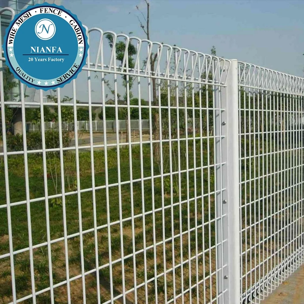 South Korea BRC Welded fencing/ roll top fence/ Rolled Beam Section at Top and Bottom Edge hot dipped galvanized steel fence