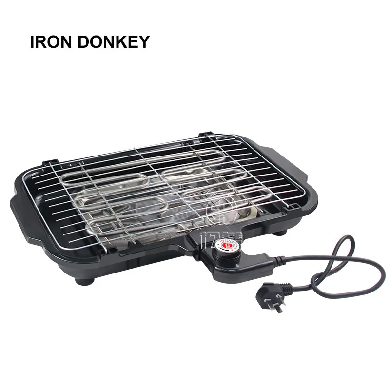 Крытый Настольный бездымный Электрический гриль IRONDONKEY с термостатом