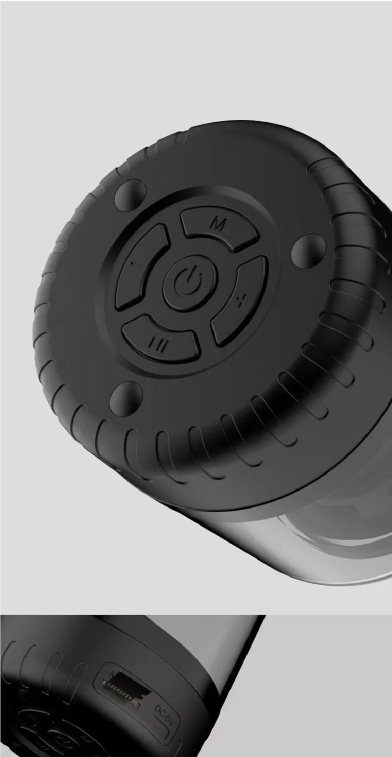 2022 Latest BT Speaker Portable RGB Ambient Lighting Crystal Clear FM Radio BT Breathing Lamp Speaker