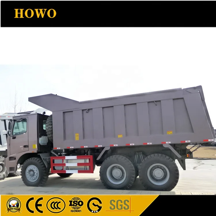Самосвал внедорожного майнинга King HOWO 6x4 371 л.с. 75 т самосвал с подъемной системой HYVA и автотрансмиссионный Allison