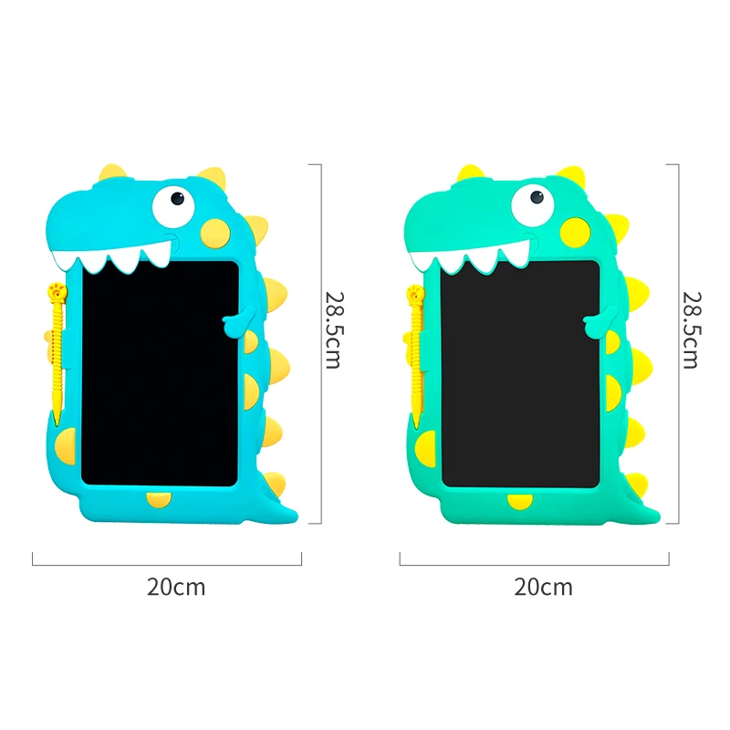 Wholesale Adorable 12 Inch Cartoon Dinosaur LCD Writing Tablets for kids