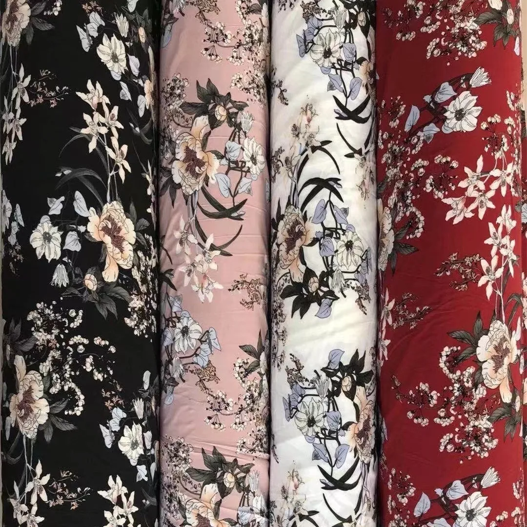 100%polyester printed fabrics for skirts animal print fabrics