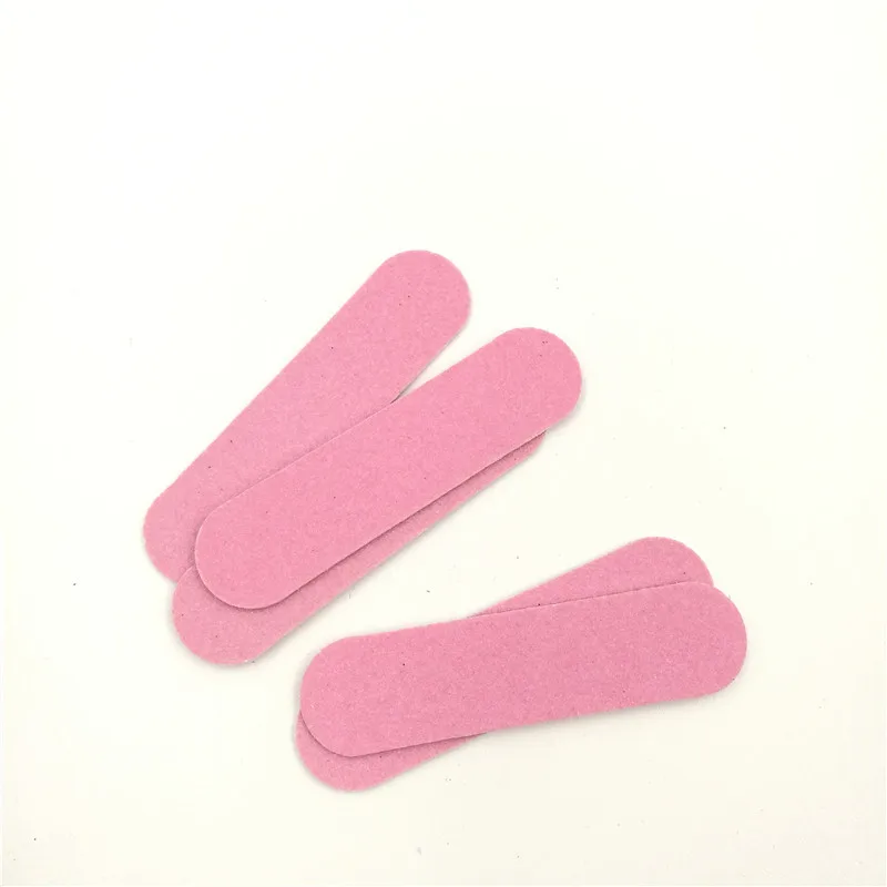 50pcs/Set Nail Files Fashion Design Pink Red Blue 80/80 Grit Nail Files Professional Mini Nail File
