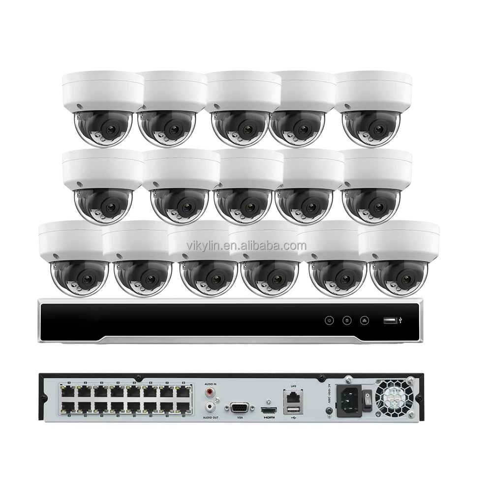 Human/vehicle Detection DS-2CD3756G2T-IZS HIK AcuSense 5MP Varifocal face detection 3D DNR Dome Network Camera ip camera outdoor