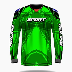 1301 Customize Motorcycle Auto Racing Wear Jersey Long Sleeve Top T-Shirt Motorcycle Clothing Causal Motocross Jersey