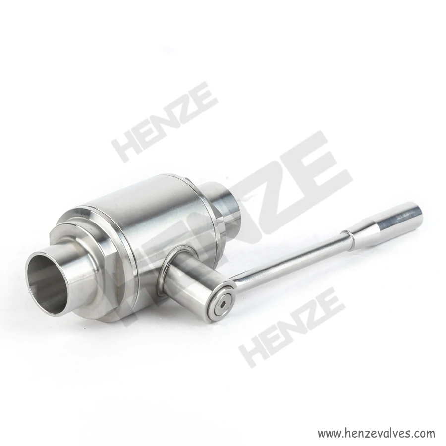 Sanitary SS304 SS316L BW Butt Welded Sanitary Ball Valve Sanitary
