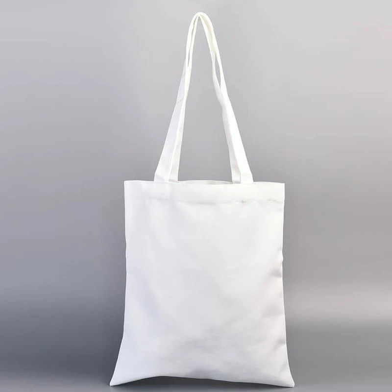 RubySub XZ-04B Custom Canvas Sublimation Tote Bag Sublimation Shopping Bag Blanks