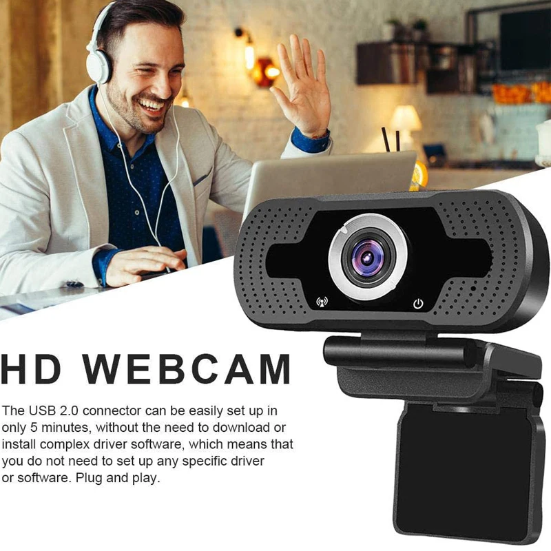 Factory Price Web cam 1080P  USB 2.0 HD Camera  HD Web Camera PC Camera For Work And Study At Home