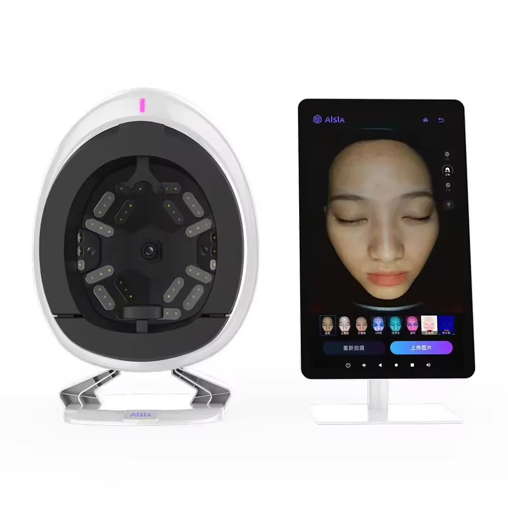 Face Analysis Facial 3d Skin Scanner Facial Analysis Machine Facial Scanner Visia 3 Camera Aisia Q2 Ai Skin Analyzer Portable