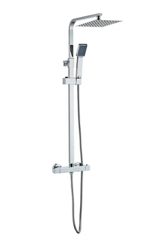 March Purchase  Festival special price thermostatic chrome finish brass body shower set shower mixer