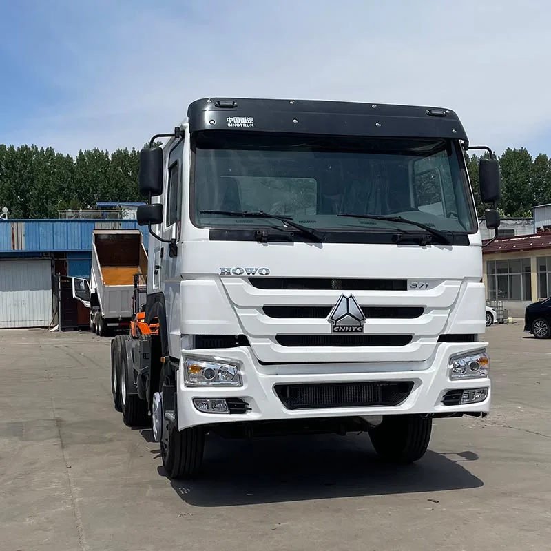 Manufacturers Supply Sinotruk Howo 6x4 tractor truck  371 380  400HP  Weichai Engine Euro 3 Emission LHD  trailer head For Sale
