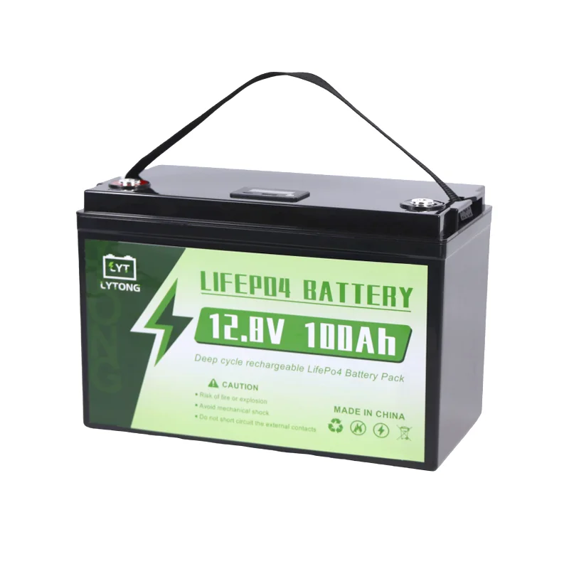 LYTONG OEM LifePO4 12V 100Ah battery Rechargeable 12.8V lithium-ion battery 100A BMS suitable for yachts and golf carts