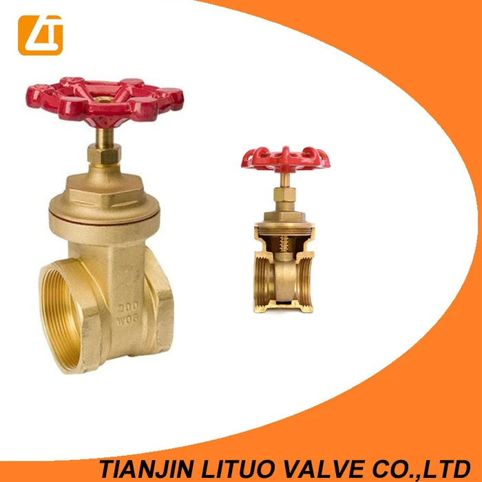 high quality bronze gate valve with cast iron handwheel