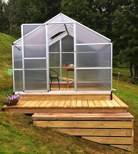 Outdoor portable greenhouse walk-in hydroponic system pineapple collapsible greenhouse