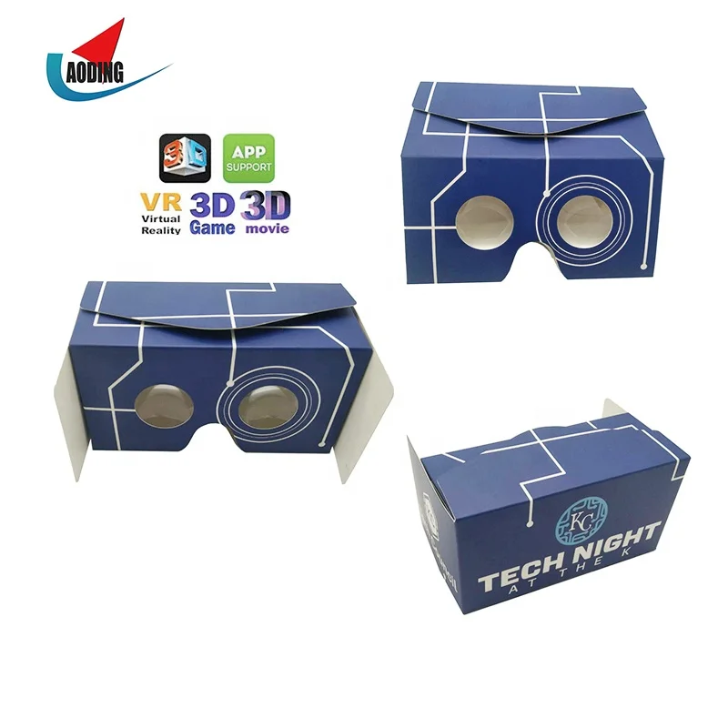 Cheap Google Cardboard VR Glasses Box Cheap 42MM Acrylic Lens Double Convex Spherical PMMA Cardboard VR Lens