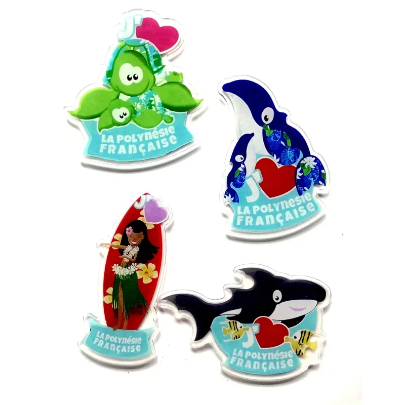 Custom Tin Fridge Magnets Refrigerator Magnet Custom Promotional Souvenir Aluminum Fridge Magnet Sublimation