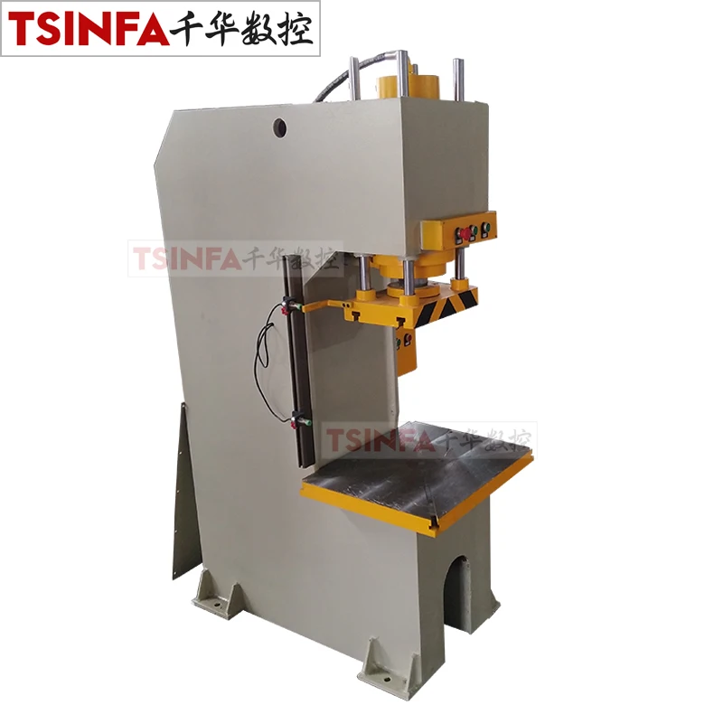 Long shaft straightener 400ton 100t 200T heating single column ISO9001 certification C type hydraulic press machine