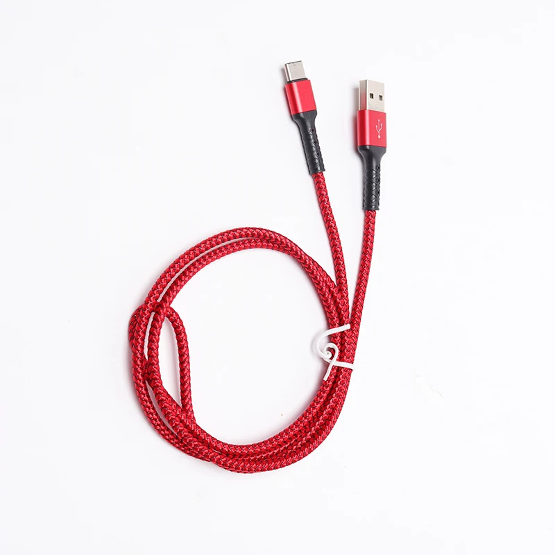 
high end five-core cable fast charge type-c data cable red 