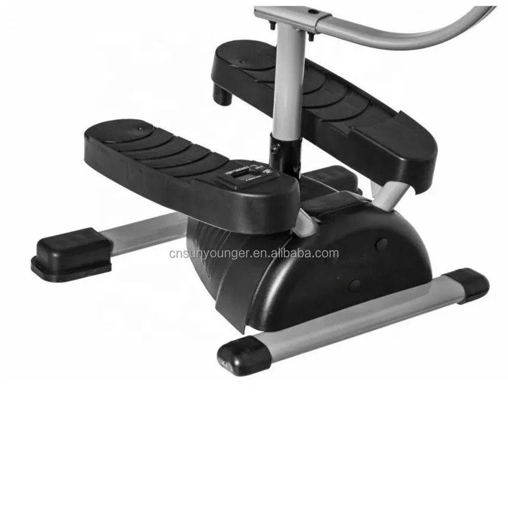 Adjustable Stepper Twister with Handle Bar for Cardio Twister Stepper Workout Fitness Machine Gym Home Fitness Equipment