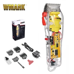 KIKI NEWGAIN WMARK Electric Men NG-118  Professional Rechargeable Transparent Hair Clipper Machine Trimmer