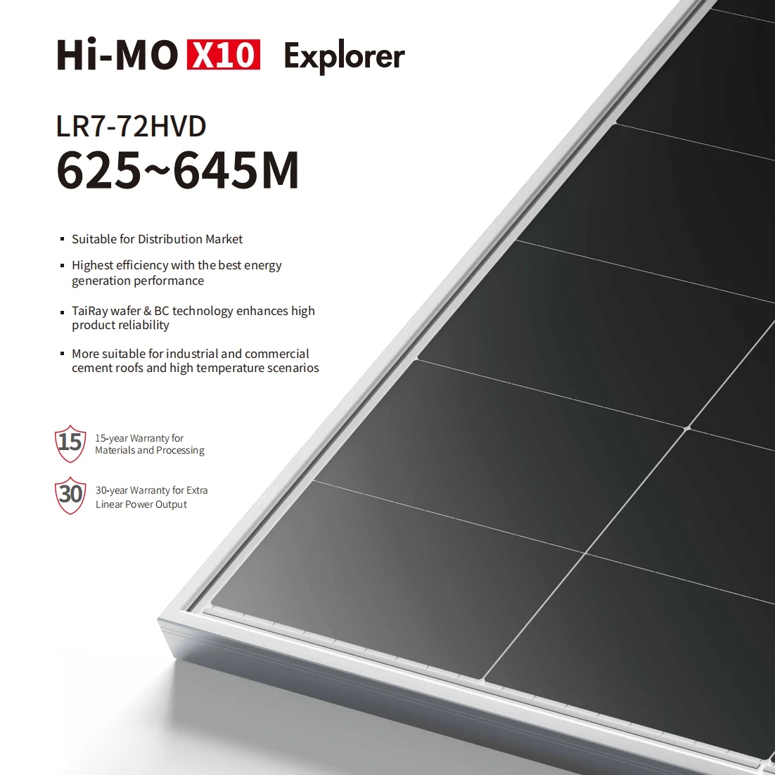 High-Efficiency Solar Panels Longi Hi Mo 9 Bifacial Solar Pane! 650W Dual Glass Solar Power Photovoltaic PV PanelsGreen Energy