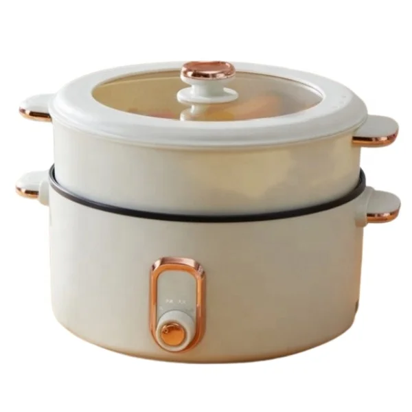 3l dual layer electric cooker kitchen appliances hotpot hot pot cooker household home use multi cooker export OEM wholesale