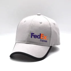 Express outdoor work cap customized cotton embroidery express baseball cap wholesale six pieces advertising express sports cap