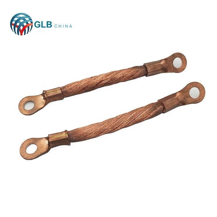 Hot Selling Cu-ETP High Current bare copper braided wire 25mm flat tinned braid cable