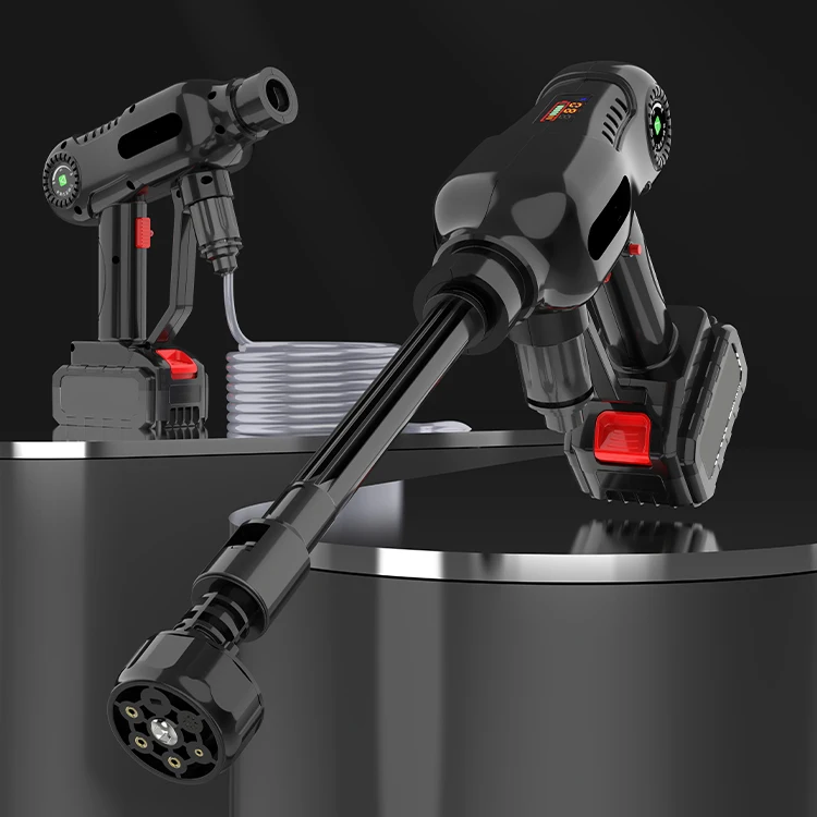 Hot Wireless High Pressure Car Washer Professional Spray Water Gun Rechargeable Battery Car Washing Machine for Auto Home Garden