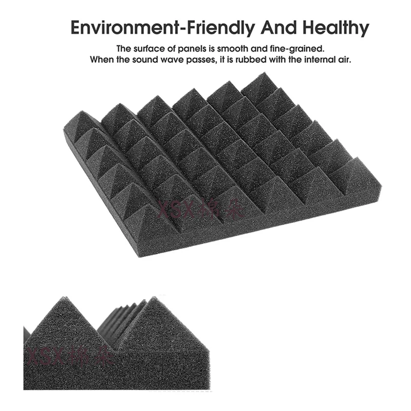 Anika Melamine with self adhesive Polyester fiber sound -absorbing cotton decorating panels acoustic foam panels soundproofin