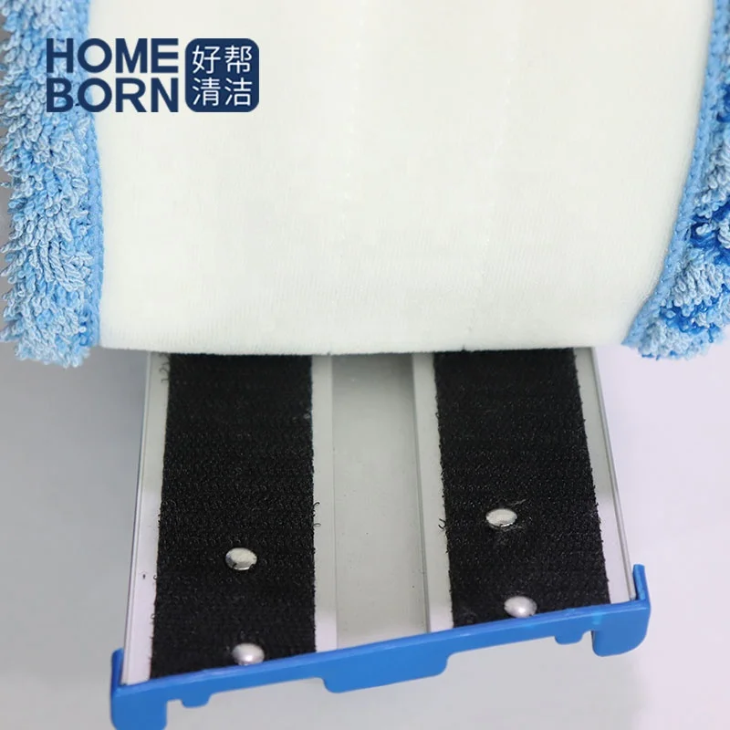 Xingtai hot magic microfiber mop pad yarn refill flat mop head with four colors hanging ear