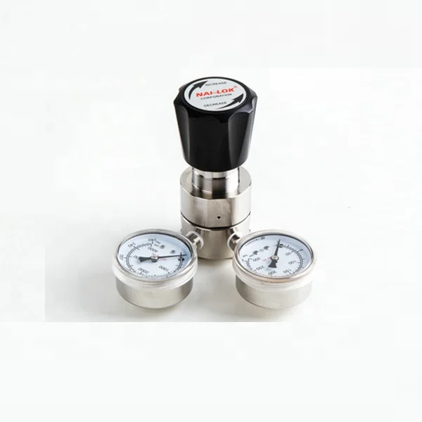 NAI-LOK NR11 High Pressure Single Stage Cylinder Natural Gas Pressure Reducing Valve for CNG and Nitrogen
