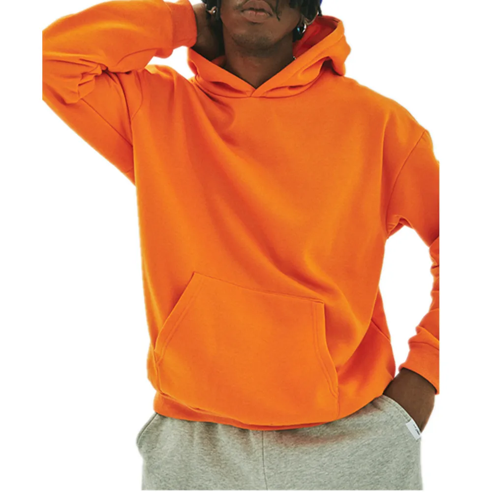 Пользовательская мужсая балахон Печать Свободные флисовые Уличная пуловер мужские толстовки и свитеры