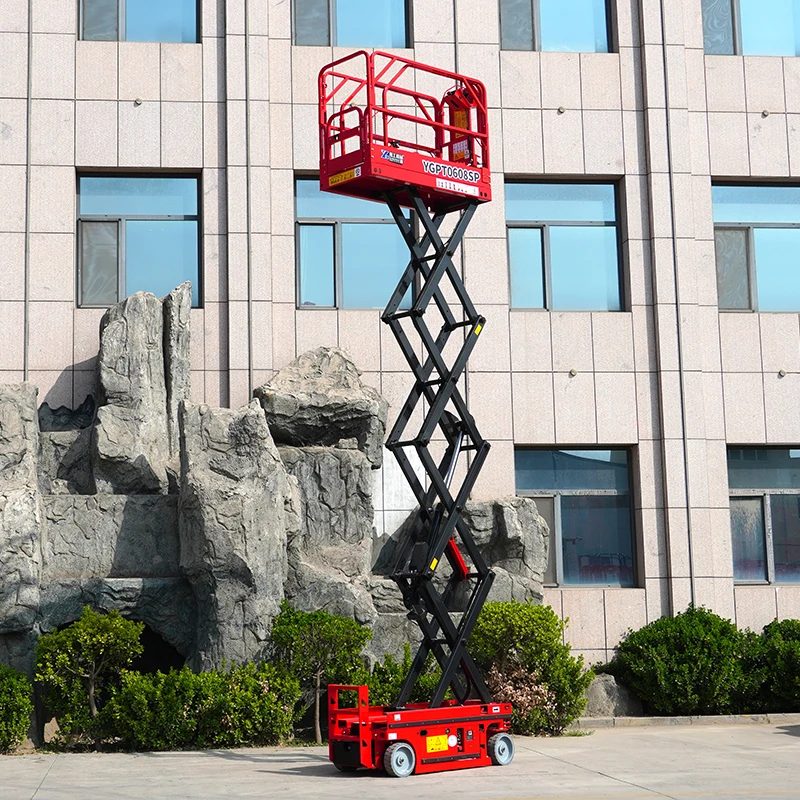 6M 8M 10M 12M Hydraulic Crawler Type Lifting Platform Scissor Lifting Clamp