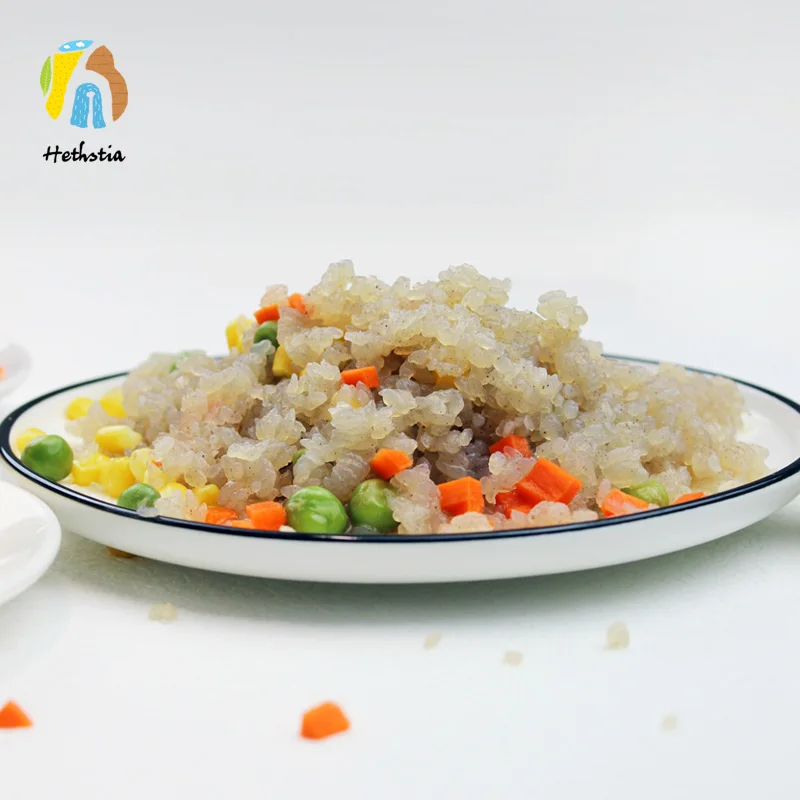 Сменный рис Konjac с ароматом морских водорослей, мгновенный низкожировой степлер для риса Shirataki Rice