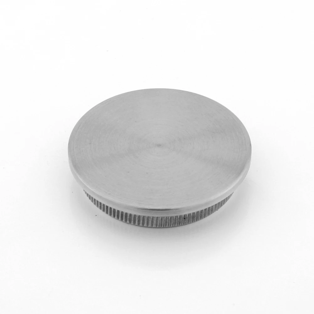 Easy Installation Stainless Steel Railing System Stair Railing Steel Handrail Fitting Pipe End Cover for Round Tube